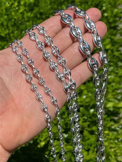 gucci link chain cheap|gucci mariner link chain silver.